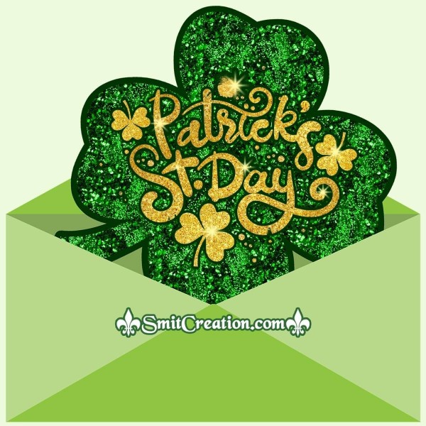 St. Patrick’s Day Shamrock Card
