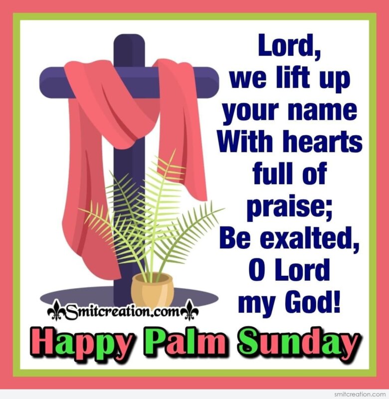 Happy Palm Sunday Card - SmitCreation.com