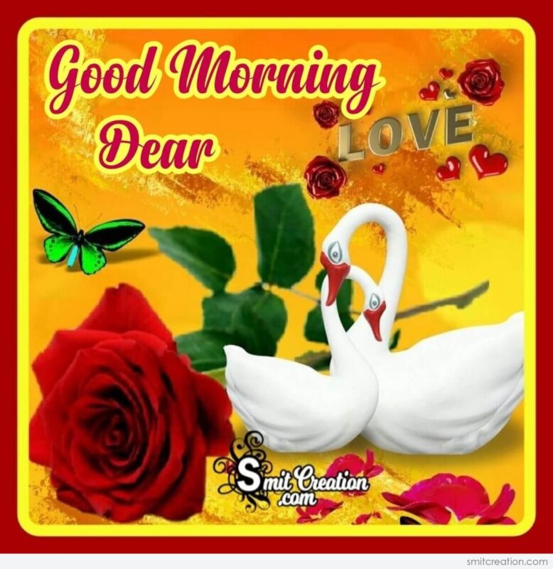 Good Morning Dear Card - SmitCreation.com