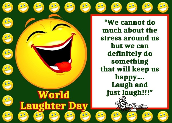 World Laughter Day Message Card