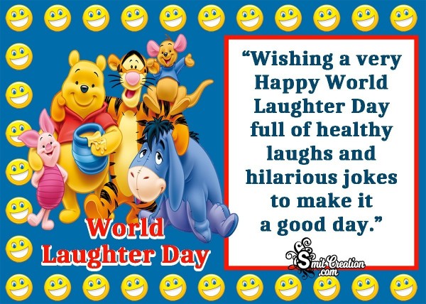 Wishing A Very Happy World Laughter Day