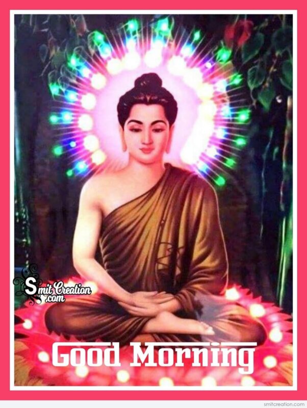 Good Morning Gautam Buddha Photo - SmitCreation.com