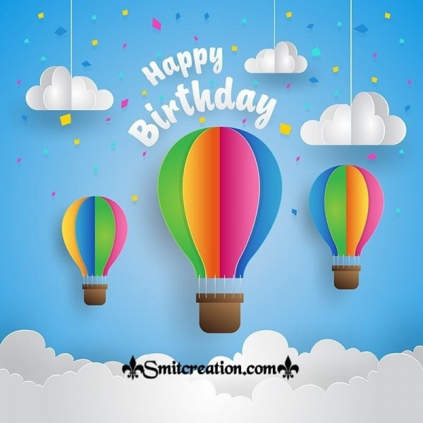 Happy Birthday Parachute Card