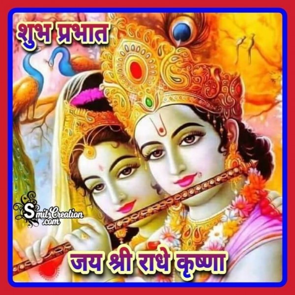 Shubh prabhat Jai Shri Radhe Krishna