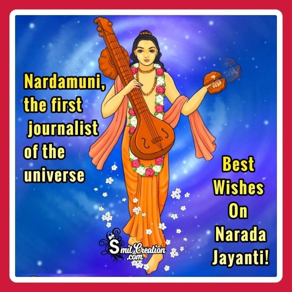 Best Wishes On Narad Jayanti