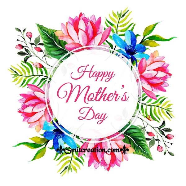 Happy Mother's Day Pink Floral Card