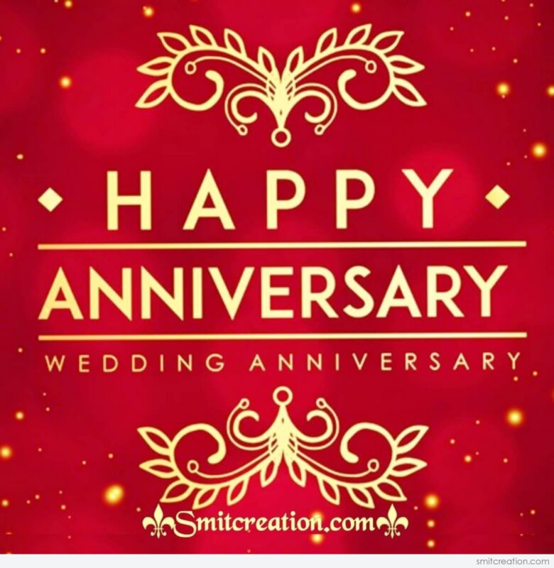Happy Wedding Anniversary - SmitCreation.com