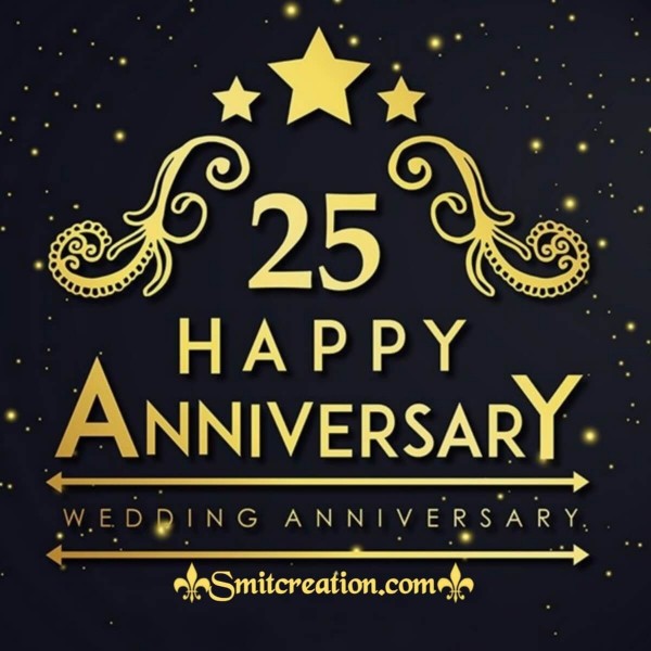 25 Happy Wedding Anniversary