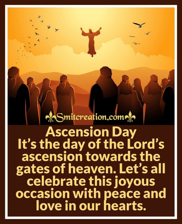 Blessed Ascension Day Quote - SmitCreation.com