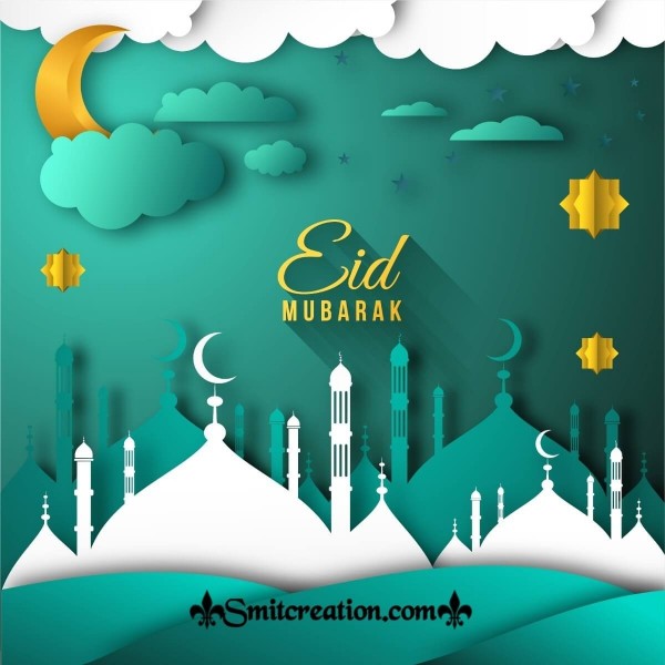 Eid Mubarak Greeting Card