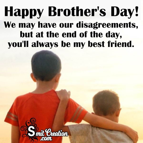 Happy Brother’s Day Card For Best Brother