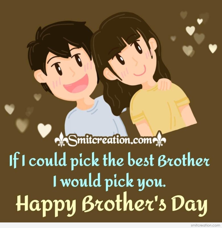 Best Happy Brother's Day Card - SmitCreation.com