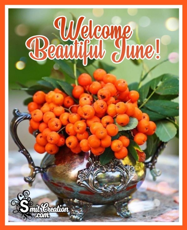 Welcome Beautiful June!