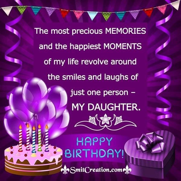 Happy Birthday My Dear Daughter