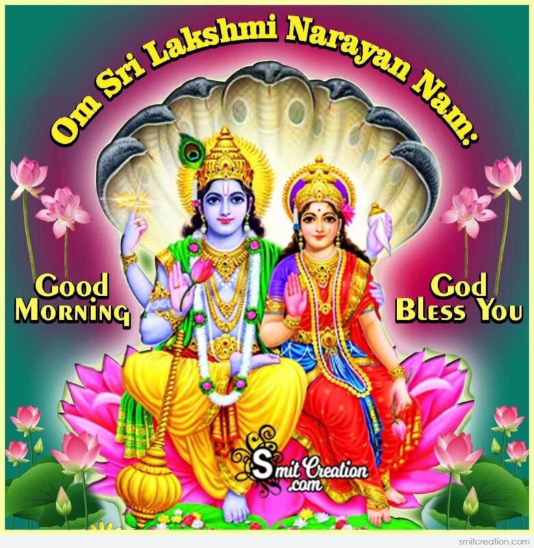 Good Morning Om Sri Lakshmi Narayan Namah Picture 