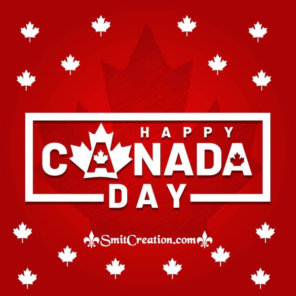 Happy Canada Day Red Image