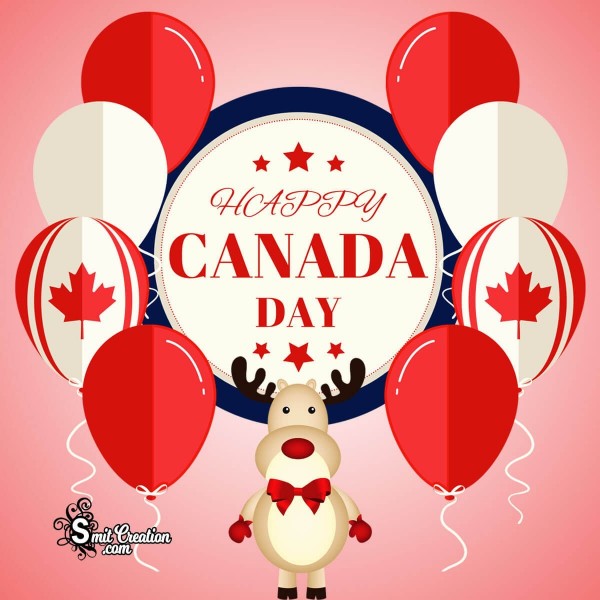 Happy Canada Day Balloons Picture