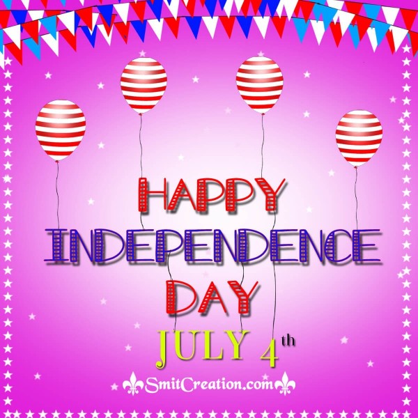 Happy Independence Day July 4 Image