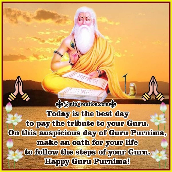 Happy Guru Purnima Message Image For Guru