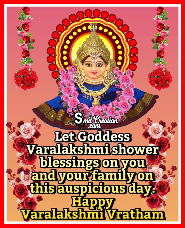 Happy Varalakshami Vratham Blessings