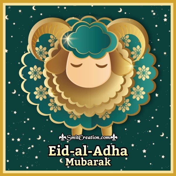 Eid-al-Adha Mubarak Greeting Card