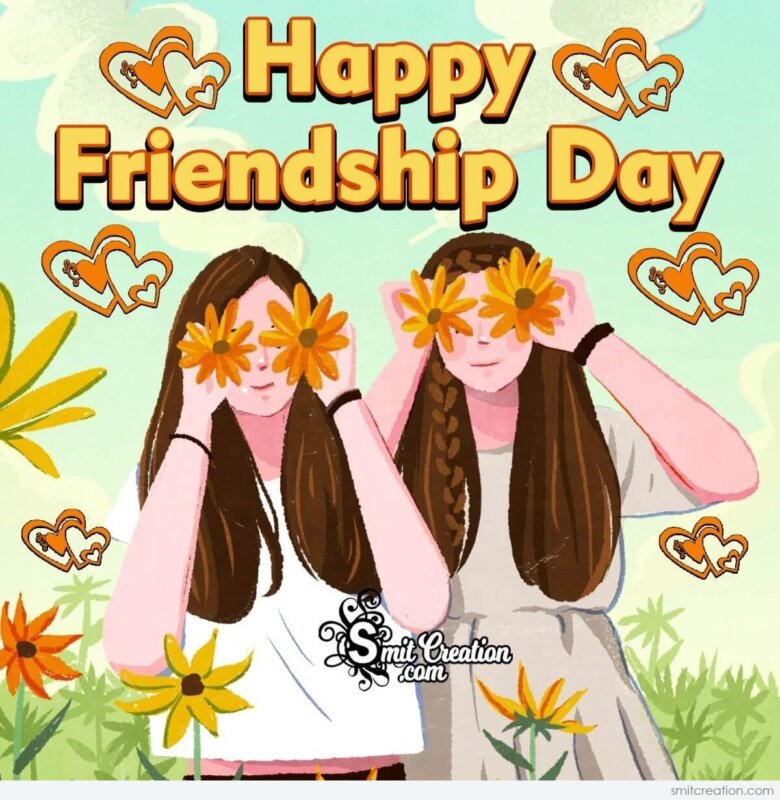 Happy Friendship Day Image For Girls - SmitCreation.com