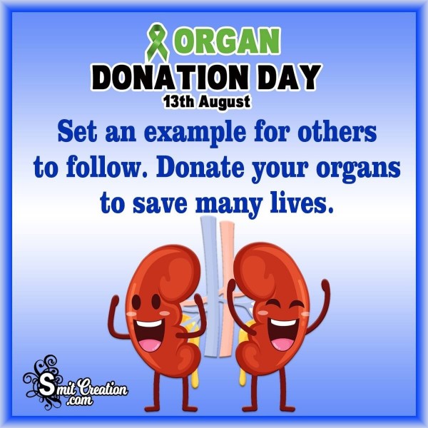 Donate Organ Save Many Lives
