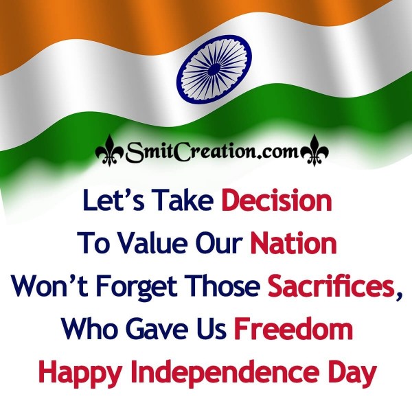 Happy Independence Day Message Picture