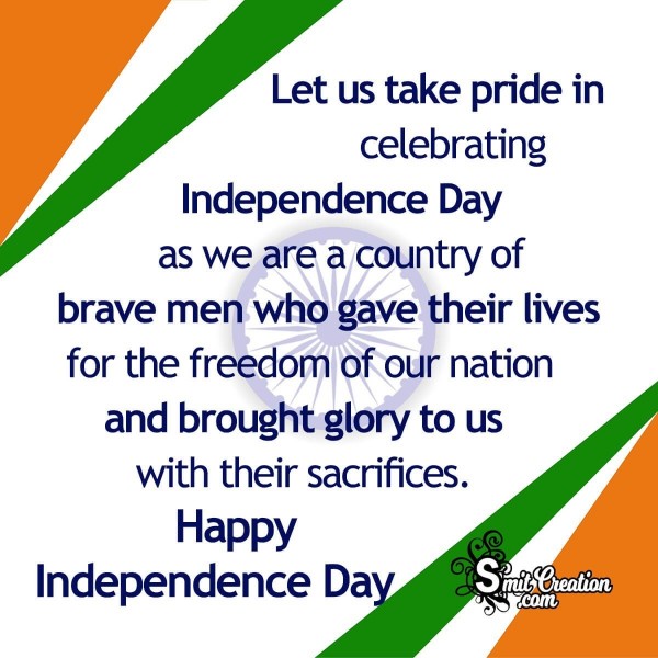 Happy Independence Day Message Image