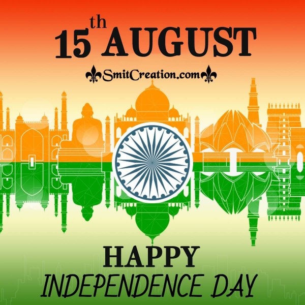 15th August Happy Independence Day Image