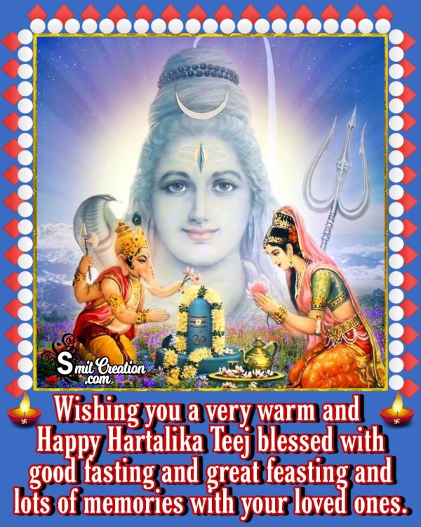 Happy Hartalika Teej Blessing