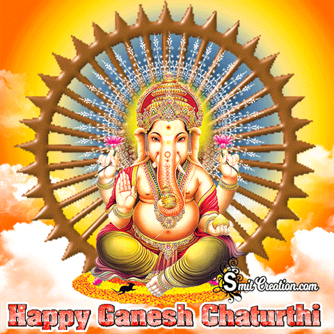 Ganesh Chaturthi Animated Gif Image For Whatsapp