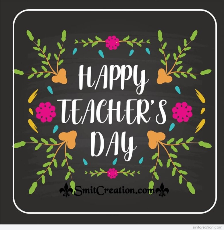 Happy Teacher's Day Design - SmitCreation.com