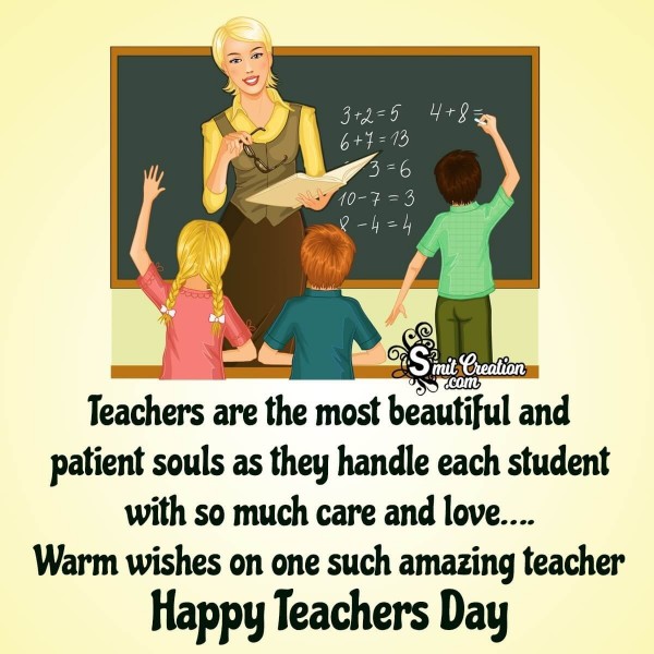 Warm Wishes On Teachers Day To Amazing Soul