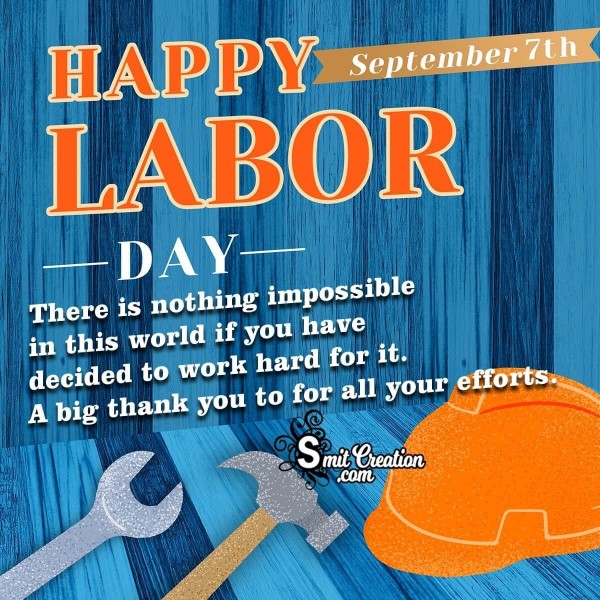 Warm Wishes On Labor Day To You