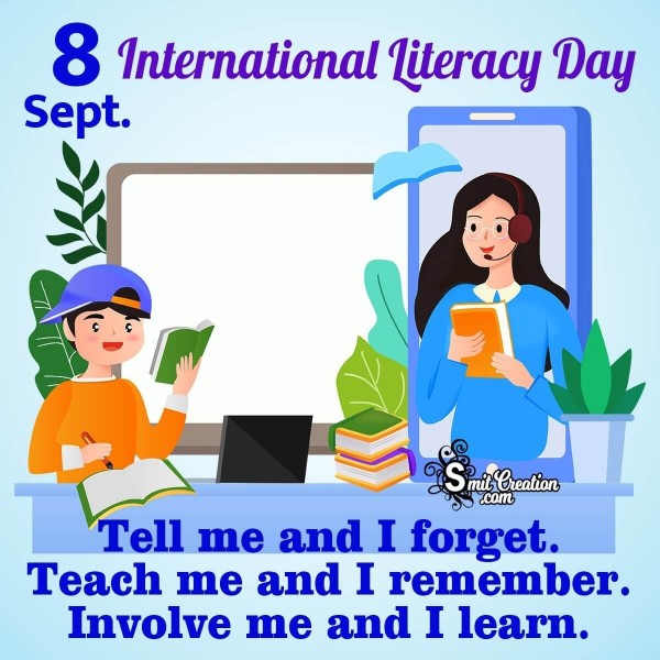 8 Sept International Literacy Day