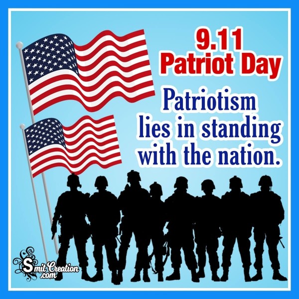 9.11 Patriot Day Catchy Quote Picture