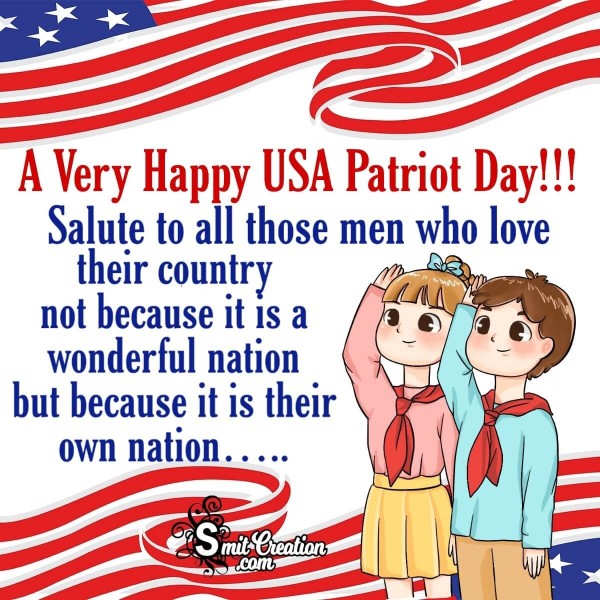 A Very Happy USA Patriot Day