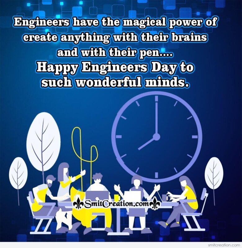 Happy Engineers Day Wish Image For Employees Smitcreation Com International women's day, initially called international working women's day, is celebrated every year on march 8. happy engineers day wish image for