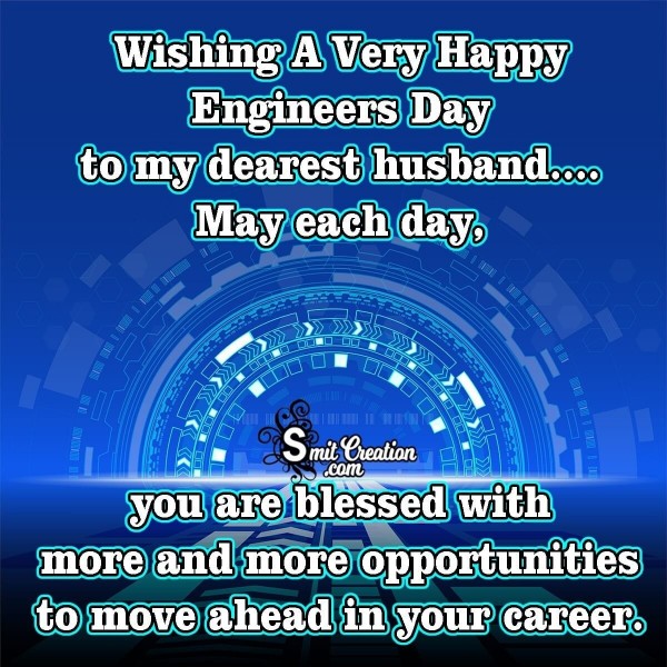 Engineers Day Wish Image For Husband