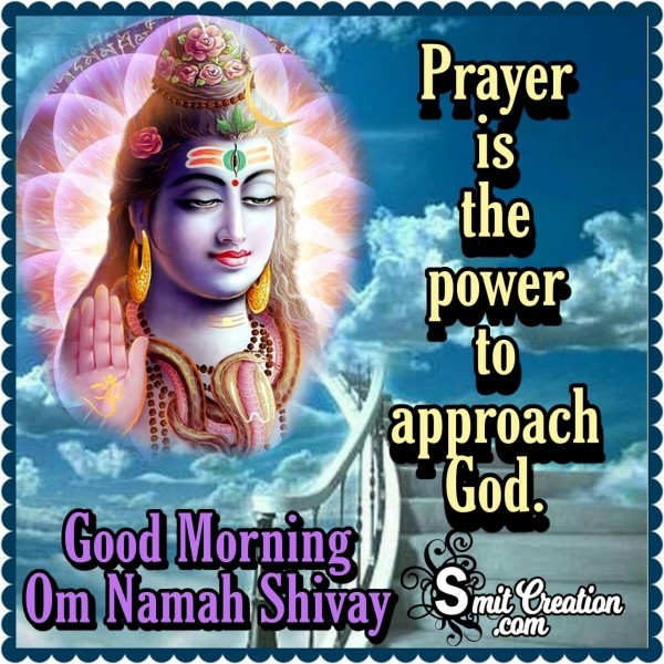 Good Morning Om Namah Shivay Quote