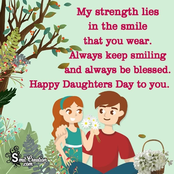 Happy Daughters Day To You