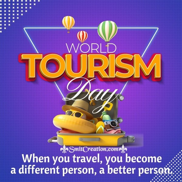 World Tourism Day Quote Image