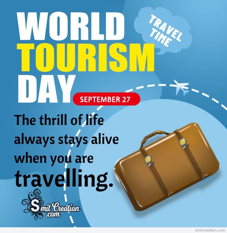Happy World Tourism Day Wishes, Messages, Quotes Images