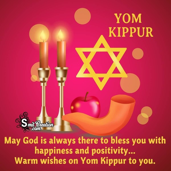 Warm Wishes On Yom Kippur To You