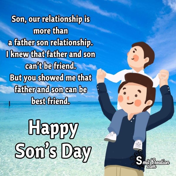 Happy Son’s Day Message From Father