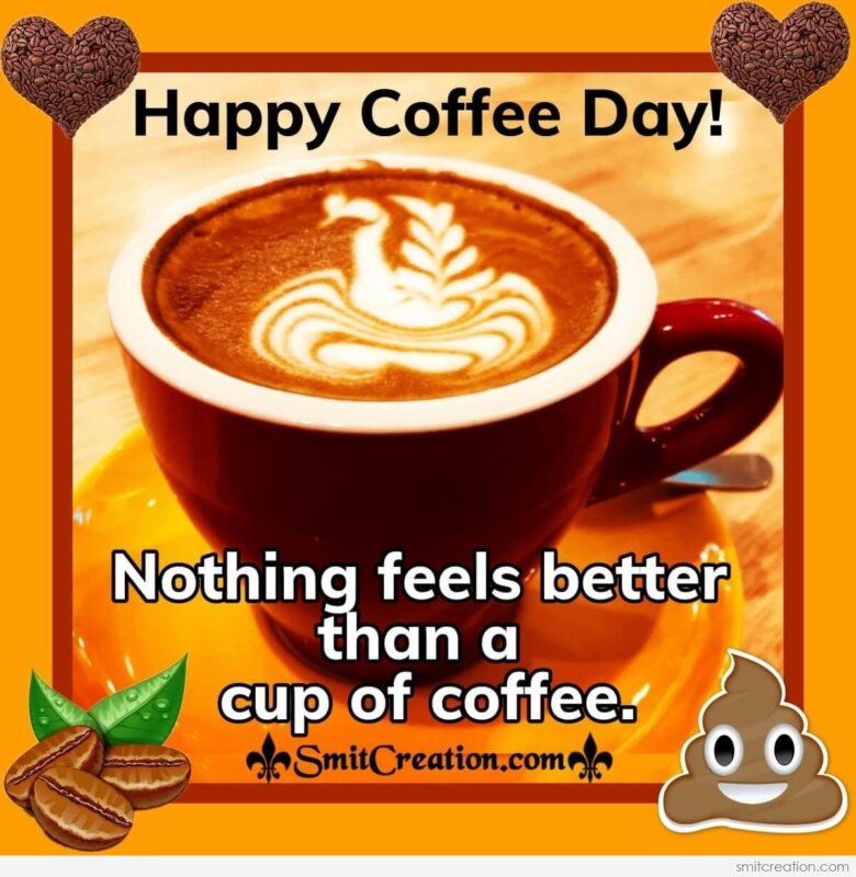 Happy Coffee Day Quote - SmitCreation.com