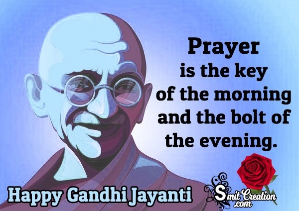 Gandhi Jayanti Quote On Prayer