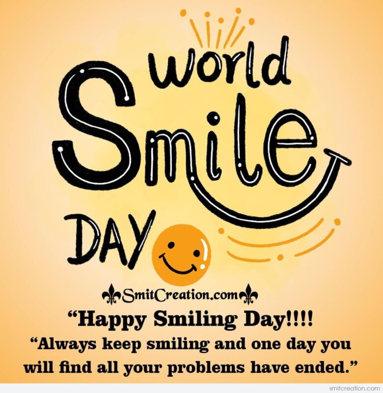 20 World Smile Day Pictures and Graphics for different festivals