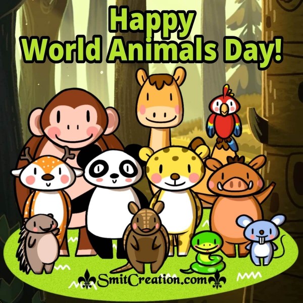 Happy World Animals Day Image